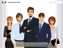 Tablet Screenshot of macrovector.com